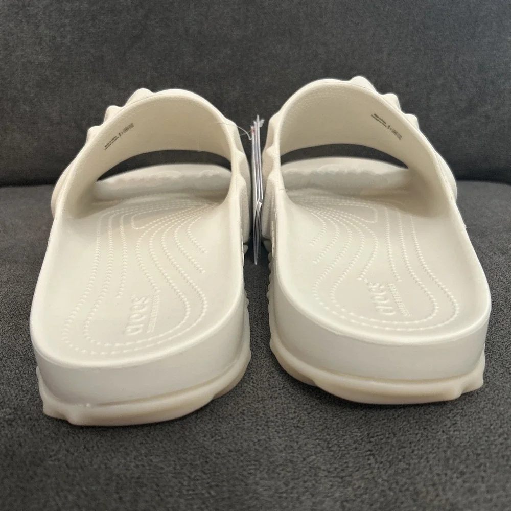 Crocs Pollex Slide Salehe Bembury Mens 13 Parsnip White Textured 208685-1MC
